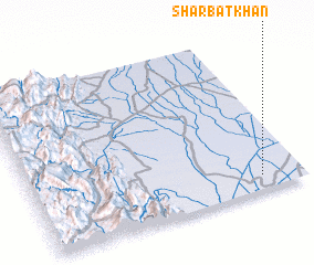 3d view of Sharbat Khān