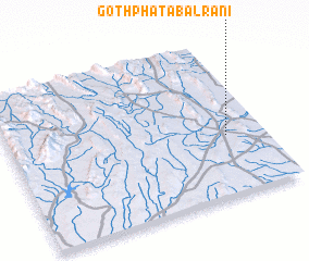 3d view of Goth Phata Bālrani