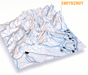 3d view of Sary-Dzhuy