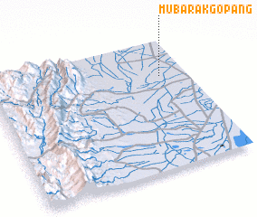 3d view of Mubārak Gopāng