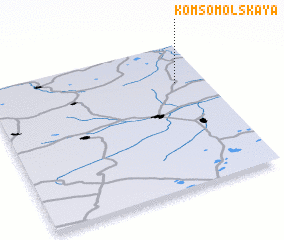 3d view of Komsomol\