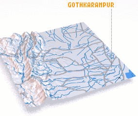 3d view of Goth Karampur