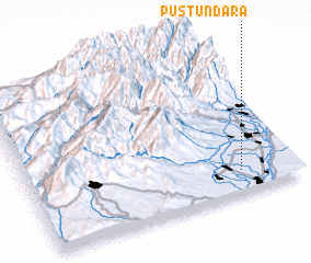 3d view of Pustun-Dara