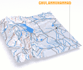 3d view of Ghulām Muhammad