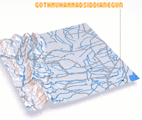 3d view of Goth Muhammad Siddiane Gun