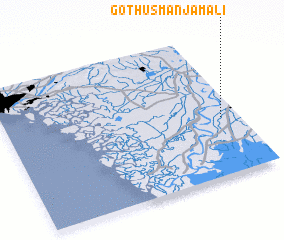 3d view of Goth Usmān Jāmāli