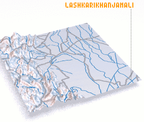 3d view of Lashkari Khān Jamāli