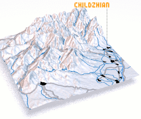 3d view of Chilʼdzhian