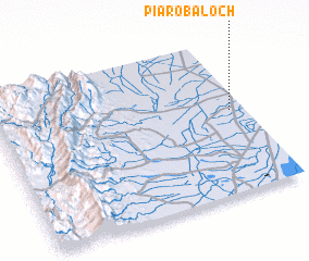 3d view of Piāro Baloch