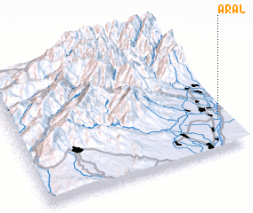 3d view of Aral