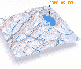 3d view of Gorg Koshteh