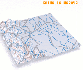 3d view of Goth Allāh Warāya