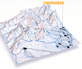 3d view of Zakhnabad