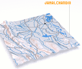 3d view of Jamāl Chāndio