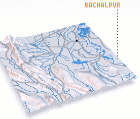 3d view of Bachalpur