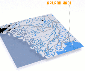 3d view of Aplānki Wadi