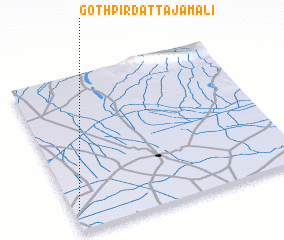 3d view of Goth Pīr Datta Jamāli