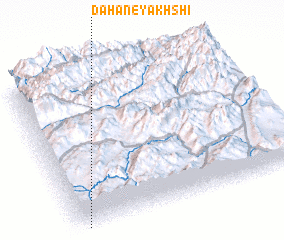 3d view of Dahan-e Yakhshī