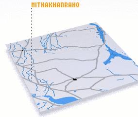 3d view of Mitha Khān Rāho