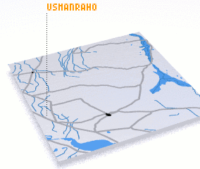 3d view of Usmān Rāho