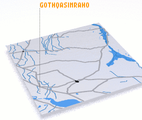 3d view of Goth Qāsim Rāho