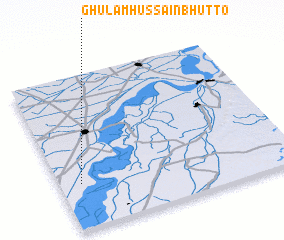 3d view of Ghulām Hussain Bhutto