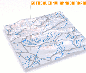 3d view of Goth Sāleh Muhammad Nindāni