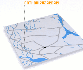 3d view of Goth Bhīru Zardāri