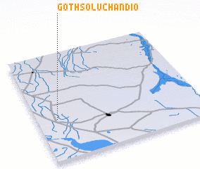 3d view of Goth Solu Chāndio