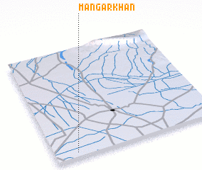 3d view of Mangar Khān