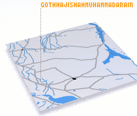 3d view of Goth Hāji Shāh Muhammad Arāīn