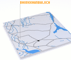 3d view of Bhore Khān Baloch