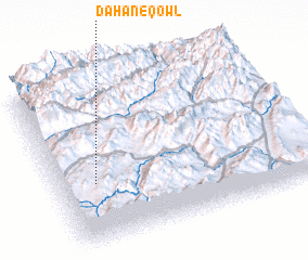 3d view of Dahan-e Qowl