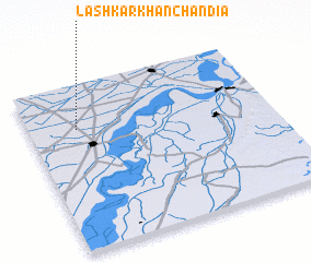 3d view of Lashkar Khān Chāndia