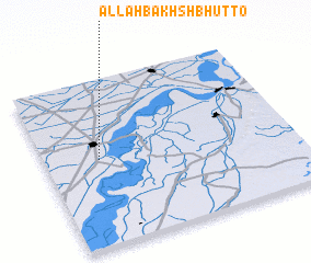 3d view of Allāh Bakhsh Bhutto