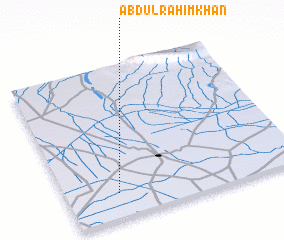 3d view of Abdul Rahīm Khān