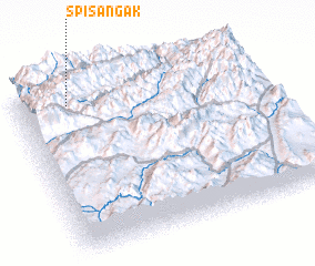 3d view of Spī Sangak