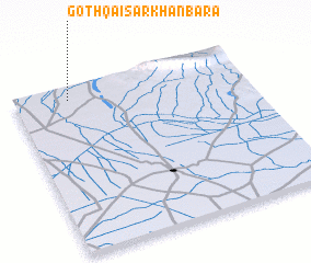 3d view of Goth Qaisar Khān Bāra