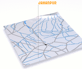 3d view of Jahānpur