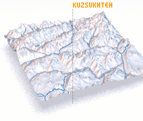 3d view of Kūz Sūkhteh