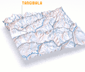 3d view of Tangī Bālā