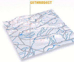 3d view of Goth Mīr Dost