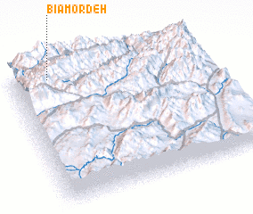 3d view of Bīā Mordeh