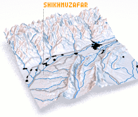 3d view of Shikh-Muzafar