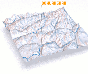 3d view of Dowlah Shah