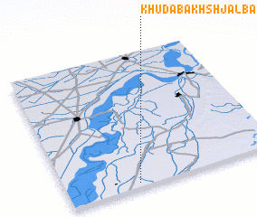 3d view of Khuda Bakhsh Jalbāni