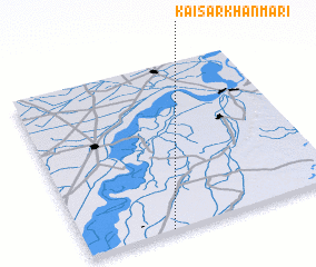 3d view of Kaisar Khān Mari