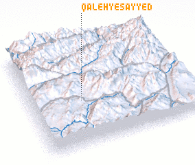 3d view of Qal‘eh-ye Sayyed