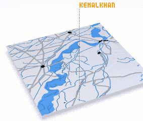 3d view of Kemāl Khān