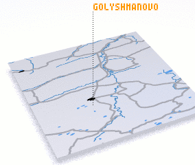 3d view of Golyshmanovo